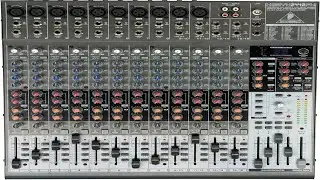Reparo mesa de som  behringer henyx 2442fx molhou