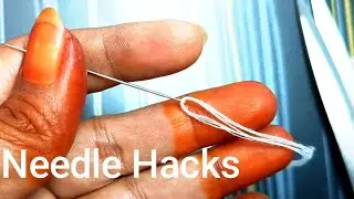 how to make simple 2 Magic Needle Hacks || Easy Tips to Thread a Needle @howtomakesimple