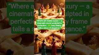 Luxury in Every Detail &mdash; Miniature Art Meets Cinematic Perfection | 4K Hyperreal Visuals #food
