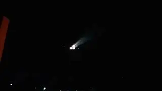 Karachi Airport Night landing View