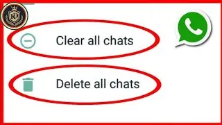 One click clear all whatsapp chat|How to clear whatsApp chat history in one click|Delete All massage