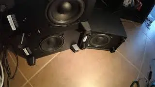 Insane Bass Test #1 - Creative T3300 - Creative A120 - Logitech Z213