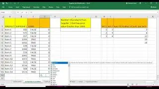 Excel: How to use conditions in SUMPRODUCT function in excel