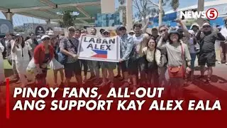 Suporta ng Pinoy fans, all-out sa debut match ni Alex Eala sa Australian Open