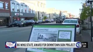 BG wins state award for downtown sign project