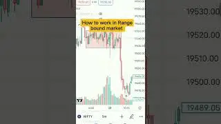 how to work in Range bound market #nifty #intraday #banknifty #viral #ytshorts #trending #trading