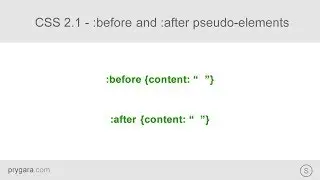 CSS 2.1 - before and after pseudo - element (add new elements to a button)