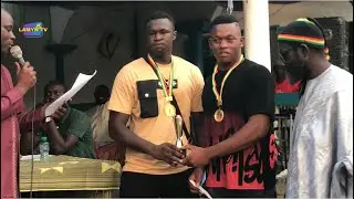 Décoration de BROSSE et ARARA meilleurs lutteurs RAWGADOU 2022 par AKHLOU LAMB SÉNÉGAL