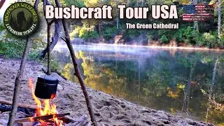 Bushcraft Tour USA - The Green Cathedral - Overnight in the wilderness of Georgia