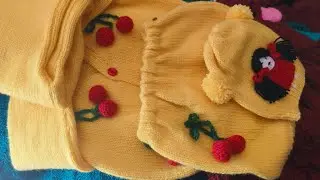 Beautiful strawberry set... cute and beautiful... handknitted 