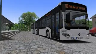 Let's Play Omsi 2, mit dem Mercedes c2 g Hybrid von MX in Krefraht