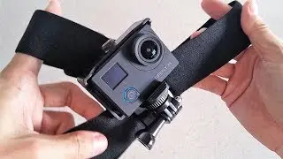 Elastic Head Strap Mount For Action Cameras