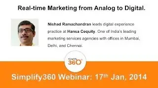 Real-time Marketing from Analog to Digital : Simplify360 Webinar