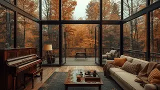 Forest Cabin Piano Lofi 🌲 Deep Focus Music for Studying & Reading | Deep Focus Lofi