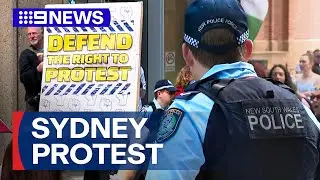 Pro-Palestinian protest in Sydney set to go ahead | 9 News Australia