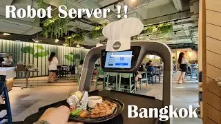 WOW - Bangkok Sizzler Delivery Robot At Siam Center - The New Normal ?