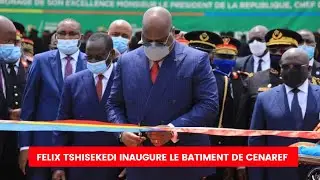 DIRECT FELIX TSHISEKEDI INAUGURE DU BATIMENT DE LA CENAREF ET PRSNT DE LA NVLL LOI ANTI-BLANCHIMENT