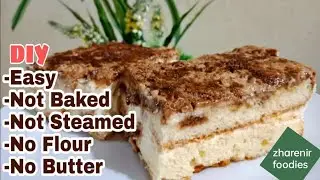 DIY Danish Butter Dalgona Cake | zharenir foodies
