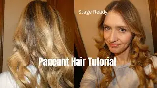 Pageant hair tutorial#hair #hairtutorial #pageant #pageanthair #hairstyle #hairstyles #haircare
