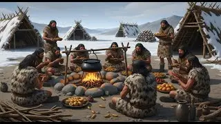 What Food  Cavemen Ate to Survive Freezing Winters | Caveman Story