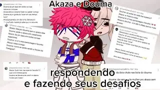 Douma e Akaza respondendo suas perguntas e fazendo seus desafios Doukaza +11