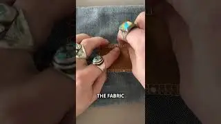 Repairing a vintage chambray shirt that I just keep ripping! 🤦&zwj;♂️