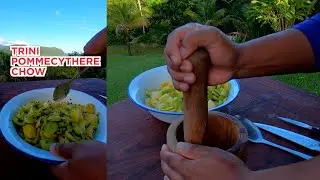 🇹🇹 Pommecythere Chow Made In De Yard | ASMR | Foodie Nation