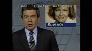 NBC News anchor Jessica Savitch CBS Evening News death report 10/24/83