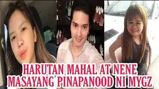 MYGZ MASAYANG PINAPANOOD ANG HARUTAN NI MAHAL AT KAPATID NYANG SI NENE |MAHMYGZ |MYGZ MOLINO|MAHAL