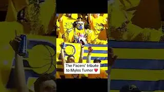 Посвящение Майлзу Тернеру от Pacers 🥹 (через @pacers/TT)