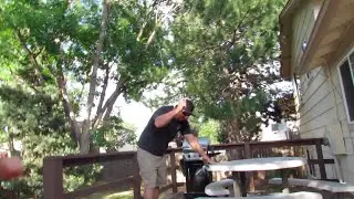Psycho Dad Smashes Phone