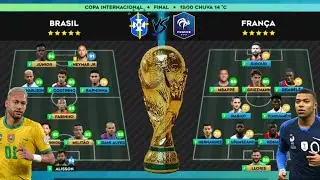 DLS | Modo Carreira Sele&ccedil;&atilde;o Brasileira #39 ( Final da Copa do Mundo Brasil 🇧🇷X🇫🇷 Fran&ccedil;a )