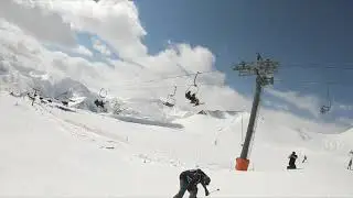 slopestyle event White Rabbit Gudauri Georgia April 2021, vagabond ski school