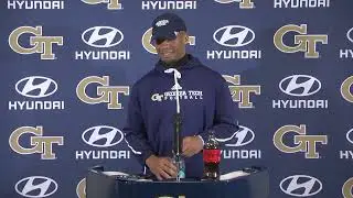 GT FB: Asst. WR coach DeAndre Smelter Media Availability (Spring Practice - April 8, 2025)