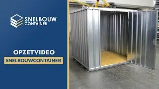 Opzetvideo Snelbouwcontainer