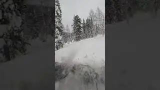 Сноубайк! Сибирь!!! #kawasaki #smf #эндуро #snow #snowmotofun #новокузнецк #crash #сноубайк #enduro