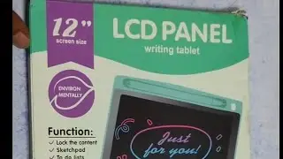 LCD WRITING TABLET📑📔# writing tablets (write and delete)