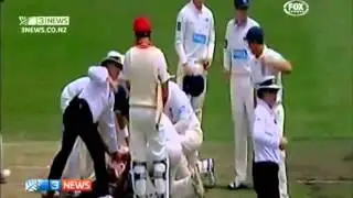 Philip Hughes death moment