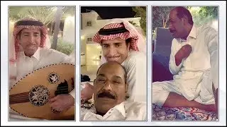 فايز المالكي بجلسة عود وطرب مع عوض عبدالله
