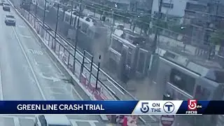 Jurors shown video of Green Line trolley crash
