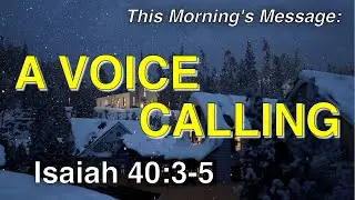 December 8, 2024 AM - A Voice Calling