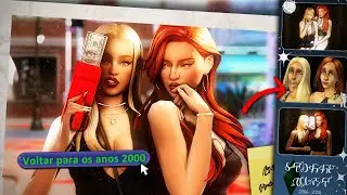 ❌ CHEGA DE FEIURA ❌ Transformei as irmãs Calientes no The Sims 4 como se estivesse nos ANOS 2000