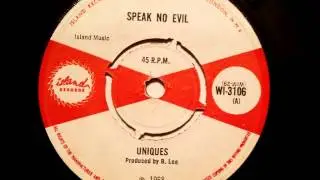 The Uniques - Speak No Evil