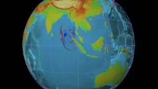 Tsunami Waves Somali Coast 2004 Indian Ocean Tsunami
