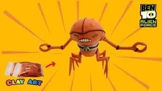 How to make Ben 10 alien || Clay sculpture || Alien brainstorm model tutorial || Colour clay art
