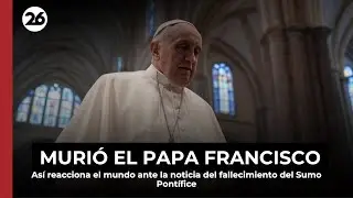 🚨 ROMA EN VIVO - MURIÓ EL PAPA FRANCISCO