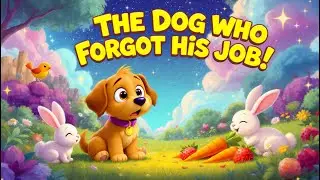 The Dog Who Forgot His Job ||Patience and Responsibility ||Kids moral story ||bedtime story