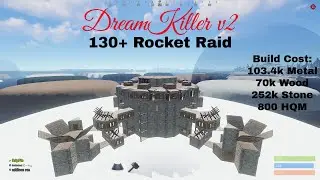DreamKiller v2! Многофункциональный рейд с ракетами 130+ на этаж! База на 6-24 человека!
