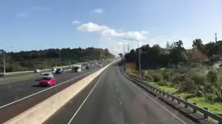 Northern Busway of Auckland and Smales Farm Station
