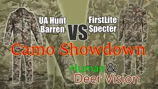 It's a Camo Showdown! UA Hunt Barren VS FirstLite Specter